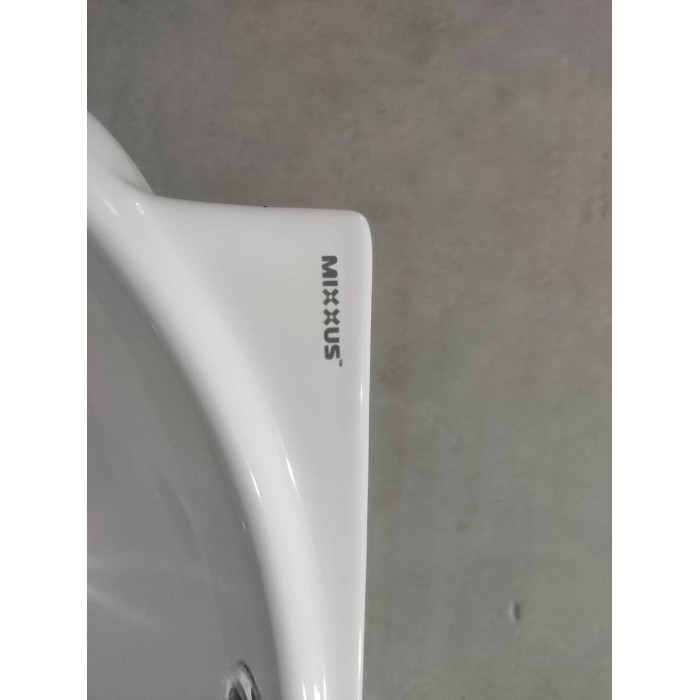 Раковина підвісна Mixxus Premium DIVERSE-1201-L 400х215х140mm з отвором під змішувач та переливом (MP6507)