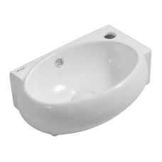 Раковина підвісна Mixxus Premium DIVERSE-1201-L 400х215х140mm з отвором під змішувач та переливом (MP6507)