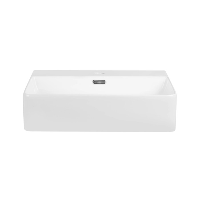 Раковина підвісна-накладна Mixxus Premium QUADRO-0203 500x420x130mm (отвір під змішувач, перелив) (MP6718)