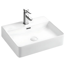 Раковина підвісна-накладна Mixxus Premium QUADRO-0203 500x420x130mm (отвір під змішувач, перелив) (MP6718)