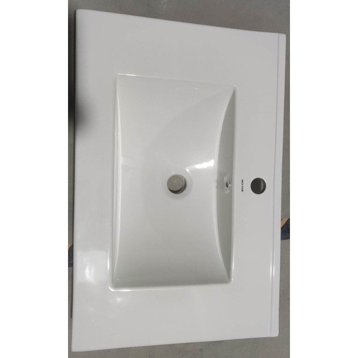 Раковина меблева Mixxus Premium CUBIC-1502 710х460х170mm з отвором під змішувач та переливом (MP6496)
