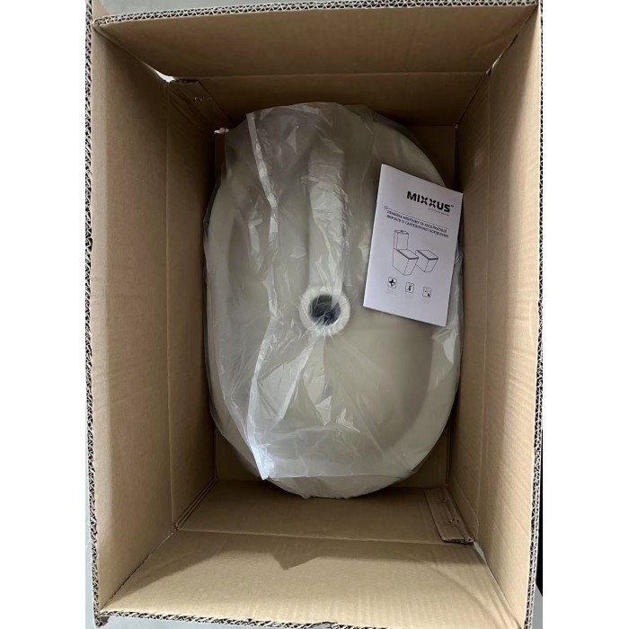 Раковина врізна на стільницю Mixxus Premium ELLIPSE-1601 600х400х190mm з переливом (MP6569)