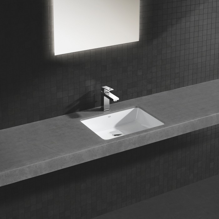 Раковина 50 вбудованого монтажу під стільницю Grohe Cube Ceramic 492х370 мм (3948000H)