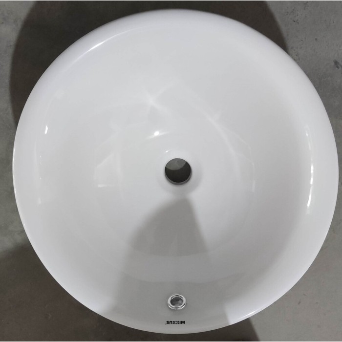 Раковина врізна на стільницю MIXXUS PREMIUM TOPPER-1601 470х470х180mm з переливом (MP6571)