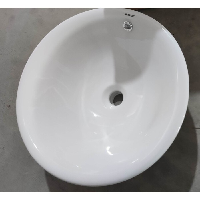 Раковина врізна на стільницю MIXXUS PREMIUM TOPPER-1601 470х470х180mm з переливом (MP6571)