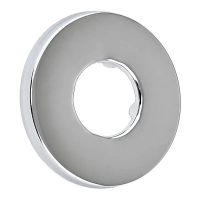 Чашка декоративна Zerix RST-01 Chrome (кругла) з нержавіючої сталі SUS304 (колір хром) (ZX5972)