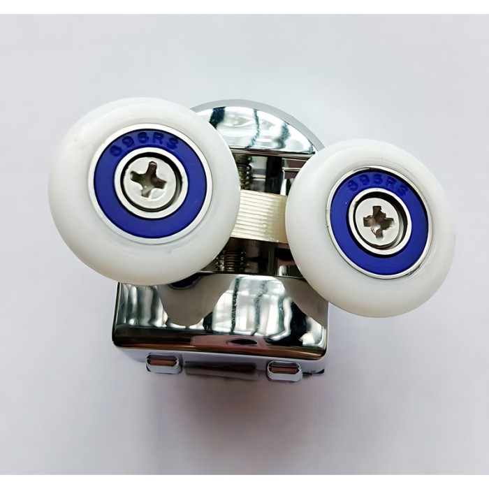Ролики для душових кабін подвійні колеса MIXXUS PREMIUM ROLLERS SCP01-1 CHROME верхні (23mm для DIVERSE SC01,SC02,SD01) (MI7161)