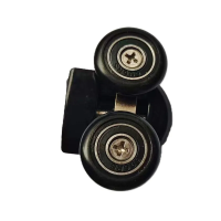 Ролики для душових кабін подвійні колеса MIXXUS PREMIUM ROLLERS SCP01-1 BLACK верхні (23mm для DIVERSE SC01,SC02,SD01) (MI7163)