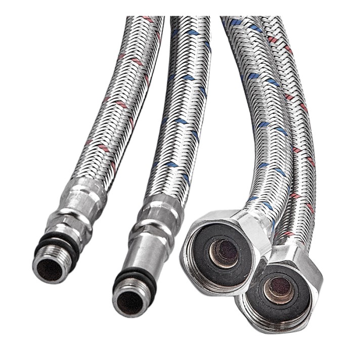 Гнучке підведення Champion FH-01-F1/2"xM10-30 нержавійка (пара) (AC0666)