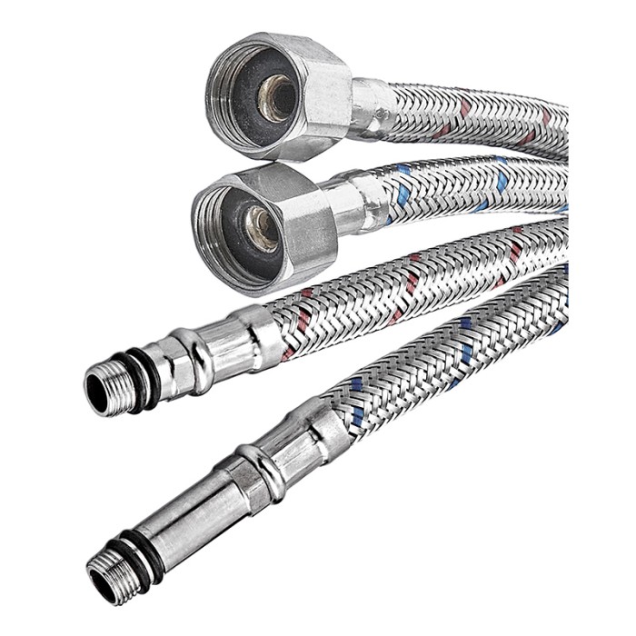 Гнучке підведення Champion FH-01-F1/2"xM10-50 нержавійка (пара) (AC0668)