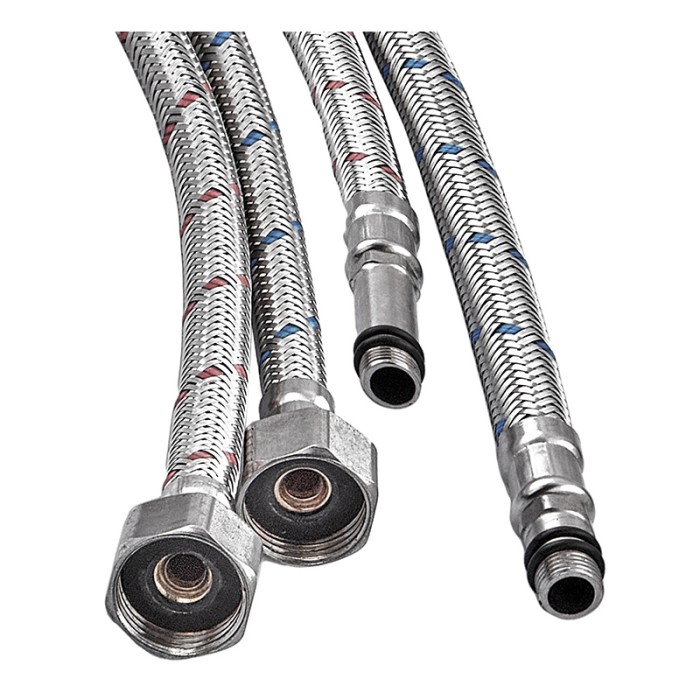 Гнучке підведення Champion FH-01-F1/2"xM10-60 нержавійка (пара) (AC0669)