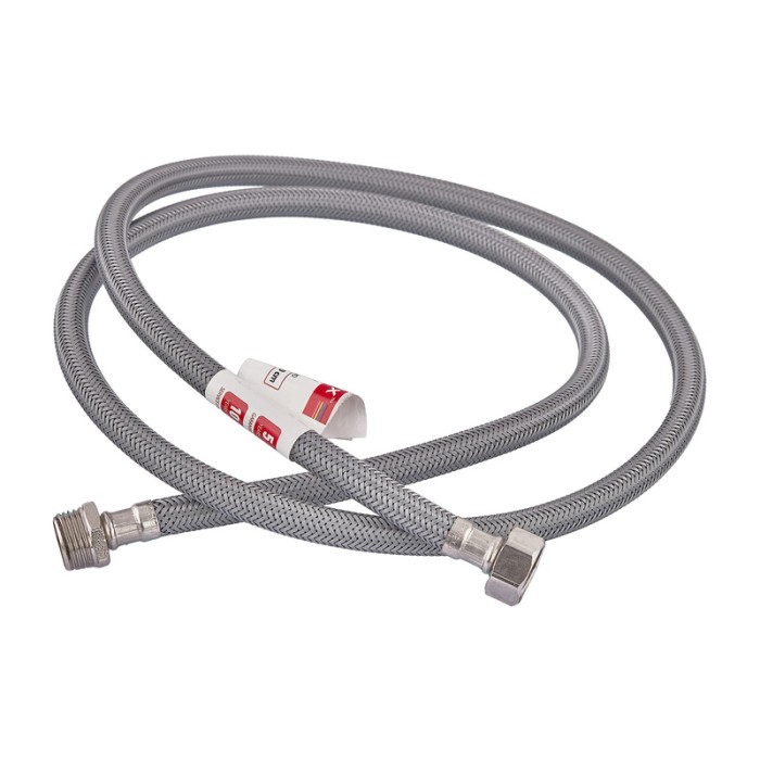Гнучке підведення Zerix ZHN-02-FM1/2"-050 (нейлонове обплетення, гайки нерж) (ZX5148)