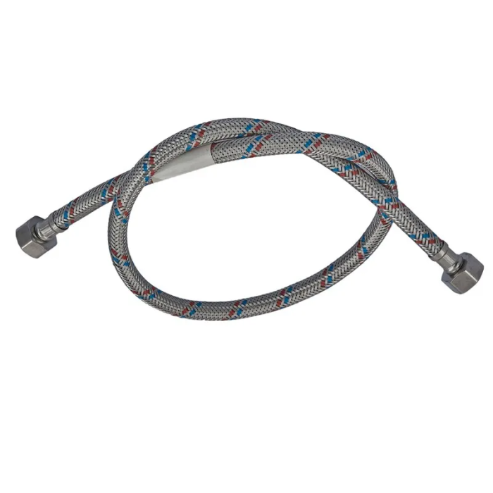 Гнучкий шланг для підключення води гайка 1/2'' - гайка 1/2'' (100 см) Zerix (ZX1554)