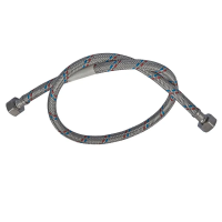 Гнучкий шланг для підключення води гайка 1/2'' - гайка 1/2'' (40 см) Zerix (ZX1550)