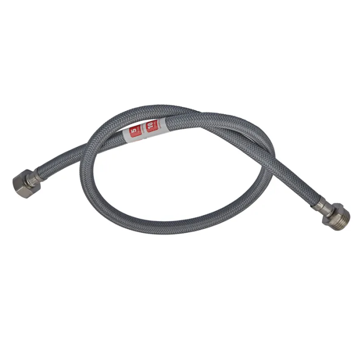 Гнучке підведення Zerix ZHN-02-FM1/2"-060 (нейлонове обплетення, гайки нерж) (ZX5149)
