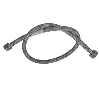 Гнучкий шланг для підключення води гайка 1/2'' - гайка 1/2'' (30 см) Zerix (ZX1549)