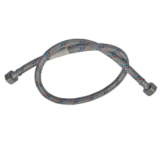 Гнучкий шланг для підключення води гайка 1/2'' - гайка 1/2'' (80 см) Zerix (ZX1553)