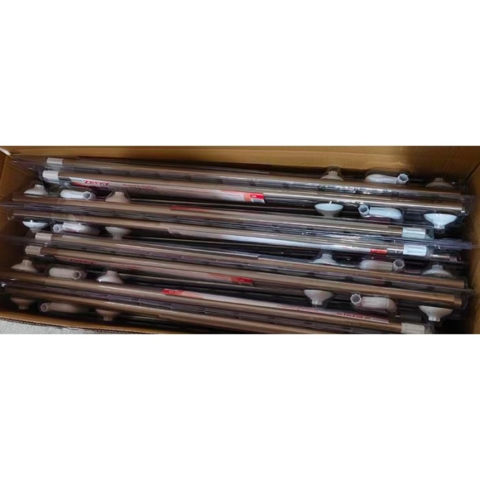 Штанга для шторки П-подібна універсальна Zerix CRS-U-90x90x90 90x90x90cm, 90x180cm, 270cm (нержавіюча сталь) (Блістер) (ZX6103)