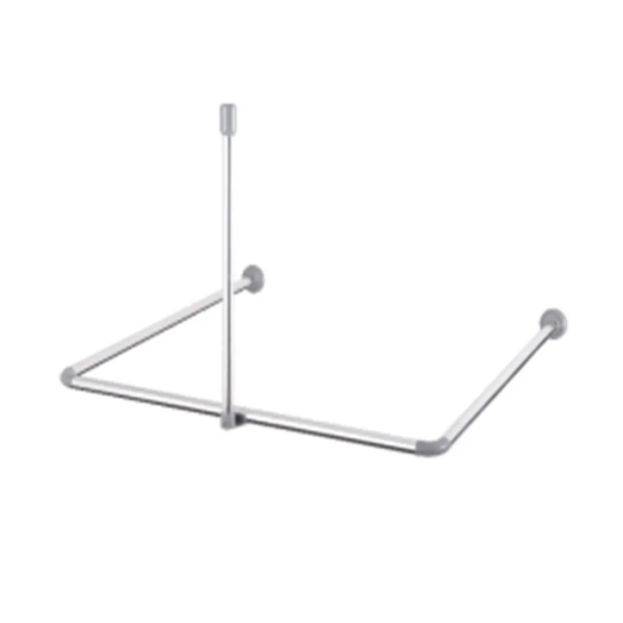 Штанга для шторки підтримуюча пряма Mixxus CRA-S-60 60cm (алюміній) (БЛІСТЕР) (AC3594)