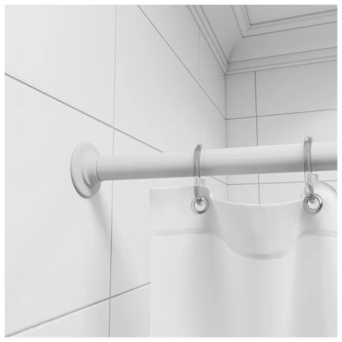 Штанга для шторки кутова Mixxus CRA-A-90x90 90x90cm (алюміній) (БЛІСТЕР) (AC3591)