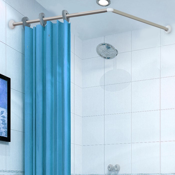Штанга для шторки кутова Zerix CRS-A-90x90 90x90cm (нержавіюча сталь) (блістер) (ZX6101)
