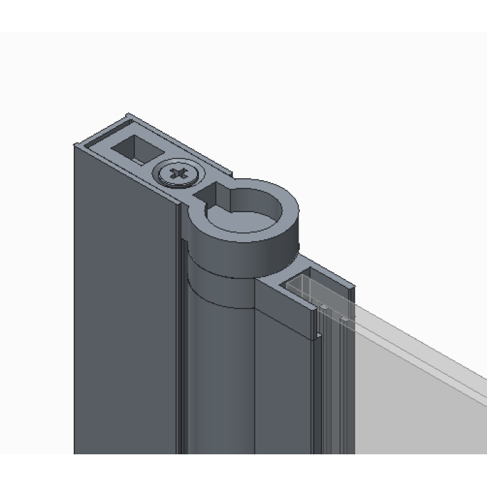 Шторки скляні на ванну Koer SR BS01-80x140-TR-01 прозоре скло 6мм, хром (KR5400)