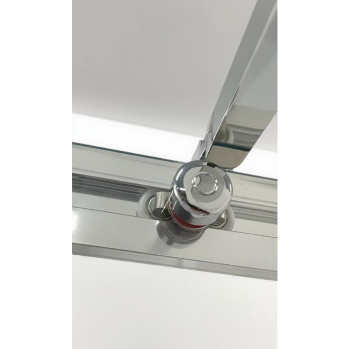 Шторки скляні на ванну розсувні Koer SR BS06-120x150-TR-01 прозоре скло Easy Clean 6мм, хром (KR5945)