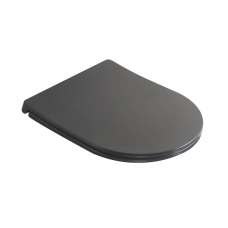 Сидіння-кришка для унітазу Mixxus Premium SEAT COVER ELLIPSE-TOPPER-2002 GRAY 425х360х25mm дюропласт (MP6684)