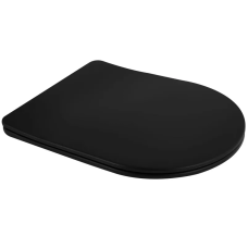 Сидіння-кришка для унітазу Mixxus Premium SEAT COVER ELLIPSE-BEVEL-2001 BLACK з мікроліфтом 463х361х50mm (MP6615)