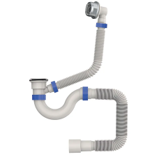 Сифон для ванни Mixxus SV-03-A 1 1/2" прямоточний з пластиковим випуском та переливом (MI8200)
