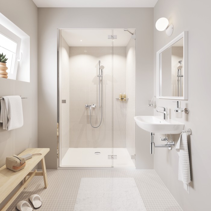 Сифон для раковини GROHE 28912000 без випуску (під донний клапан) без ревізії (Колір хром) 1 1/4'' (28912000)