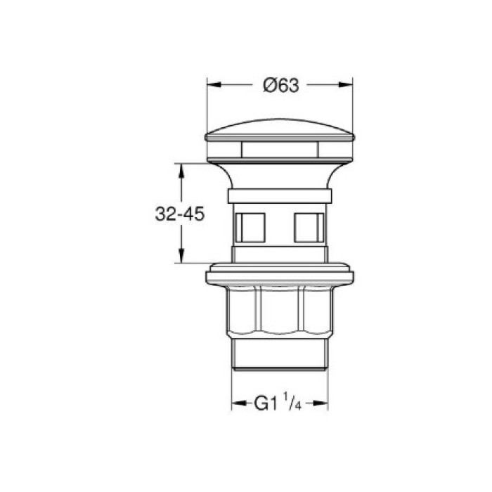 Зливний гарнітур із функцією закриття-відкриття Grohe (1024642430)