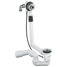 Сифон для ванни без комплекту верхньої монтажної частини GROHE Talentofill (28991000) напівавтоматичний з переливом, без ревізії (Колір хром) 1 1/2'' (28991000)