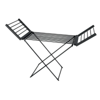 Сушарка для білизни електрична ZERIX Comfort EDC-53148-T-BLACK 260W, 220-240V з таймером (ZX6214)