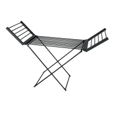 Сушарка для білизни електрична ZERIX Comfort EDC-53148-T-BLACK 260W, 220-240V з таймером (ZX6214)