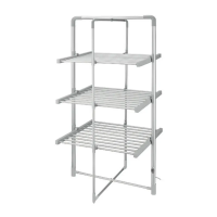 Сушарка для білизни електрична ZERIX Comfort EDC-6872-SILVER 300W, 220-240V (ZX6215)