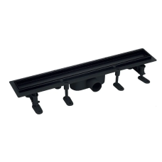 Душовий трап Mixxus DRAIN-06-60 BLACK з пластиковою основою і накладкою із нерж.сталі SUS304 70x600мм (MI6529)