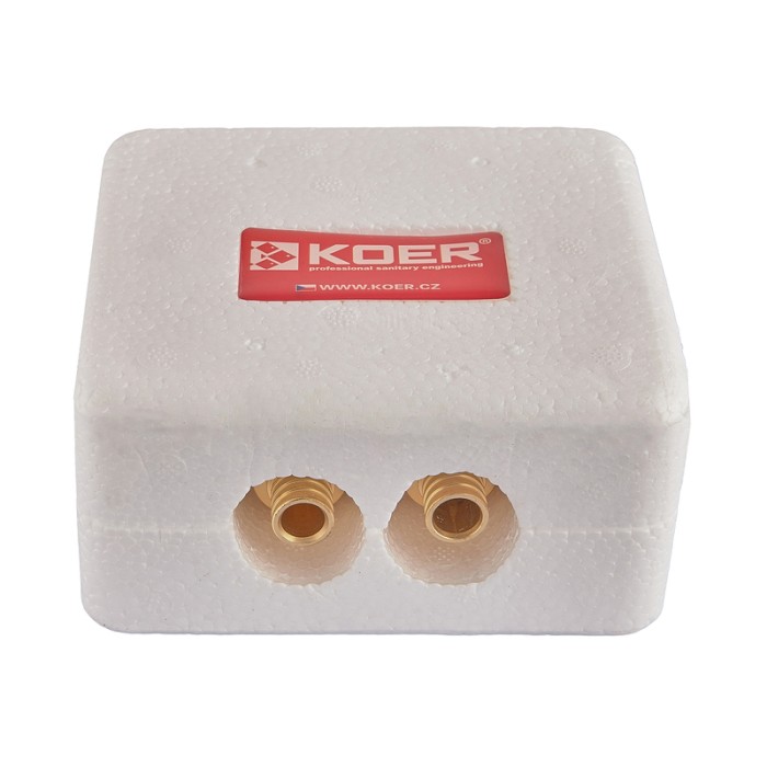 Трійник в од. площ. Koer KA.TU-20-16-20 - 20(2.8mm)x16(2.2mm)x20(2.8mm) (теплоіз.кожух) (KR5869)
