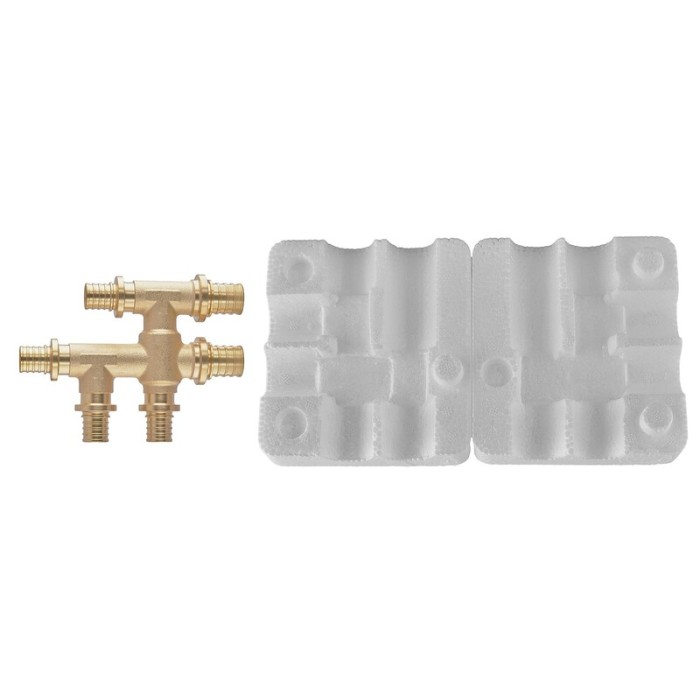 Трійник в од. площ. Koer KA.TU-20-16-16 - 20(2.8mm)x16(2.2mm)x16(2.2mm) (теплоіз.кожух) (KR5868)