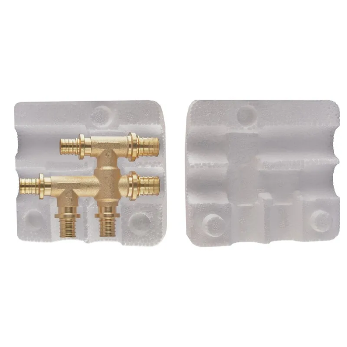 Трійник в од. площ. Koer KA.TU-20-16-16 - 20(2.8mm)x16(2.2mm)x16(2.2mm) (теплоіз.кожух) (KR5868)