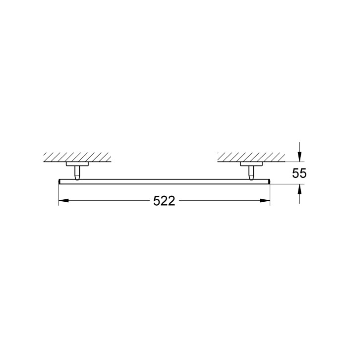 Тримач для рушників Grohe Bau Cosmopolitan Neutral (40459001)