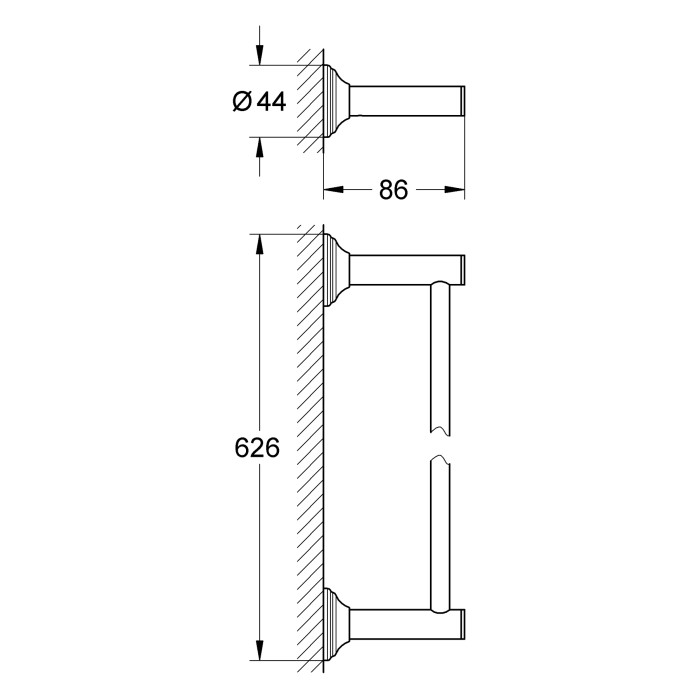 Тримач для рушників Grohe Essentials Authentic (40653001)
