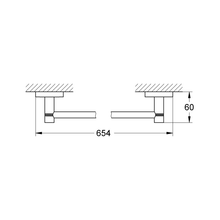 Тримач для рушників Grohe Essentials New (40366001)