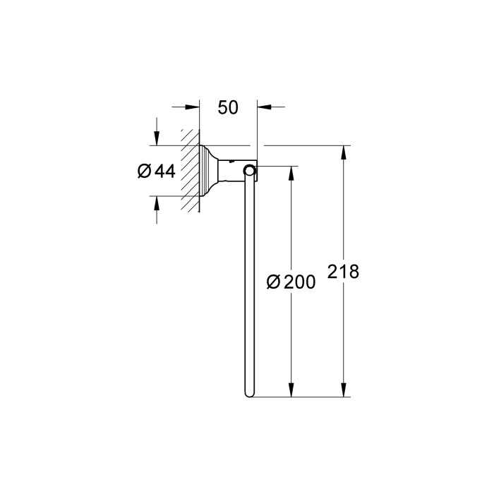 Кільце для рушника Grohe Essentials Authentic (40655001)