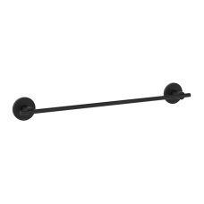 Тримач для рушника одинарний Zerix Delux M1301A Black (465 мм) (ZX4649)