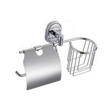 Паперотримач з кришкою та кошиком Zerix AFB-0103-1 (ZX5065)
