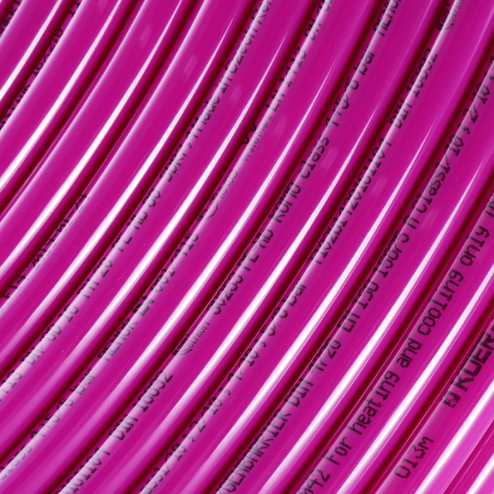 Труба для теплої підлоги з кисневим бар'єром Koer PEX-B EVOH 16*2,0 (pink) (240 м) (KR2828)