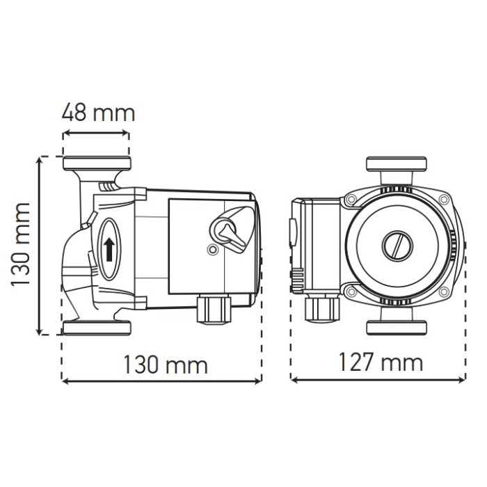 Насос циркуляційний відцентр. Koer KP.GRS-25/4-130 (KP0250)