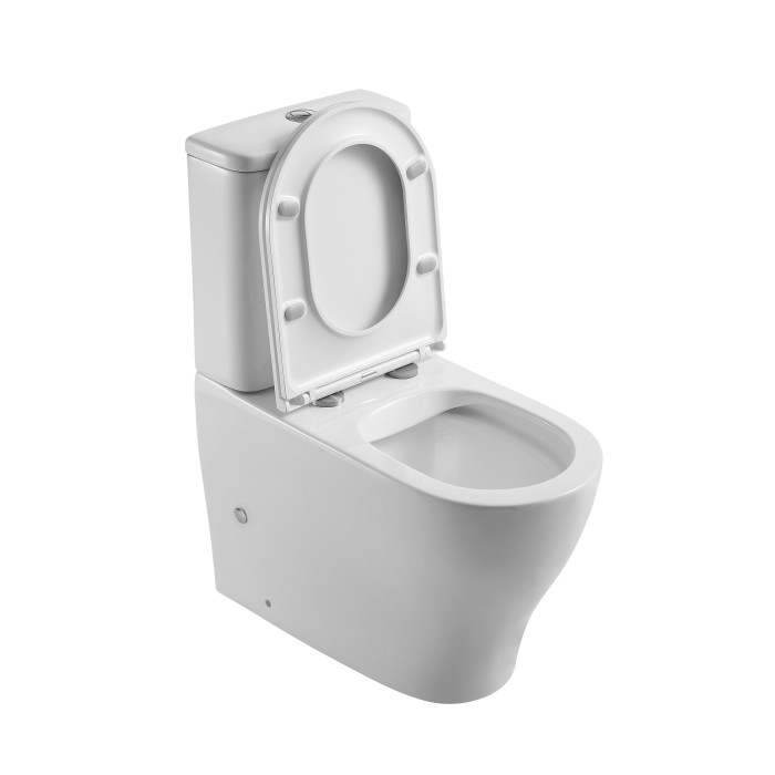 Унітаз-компакт Mixxus Premium WAVE-0403-R 675х395х870mm, система змиву RIMLESS (MP6606)
