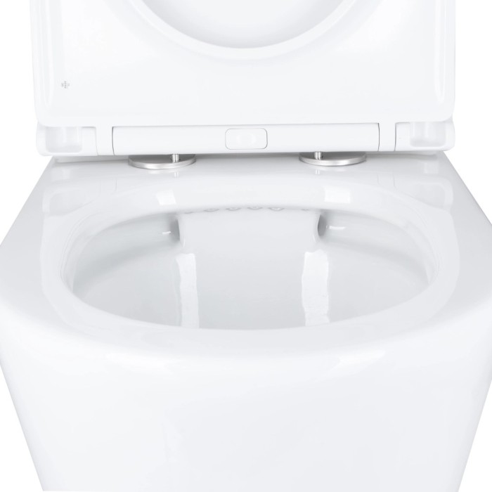 Унітаз-компакт Mixxus BEVEL-0405-R 605х370х800mm, система змиву RIMLESS (MI6728)